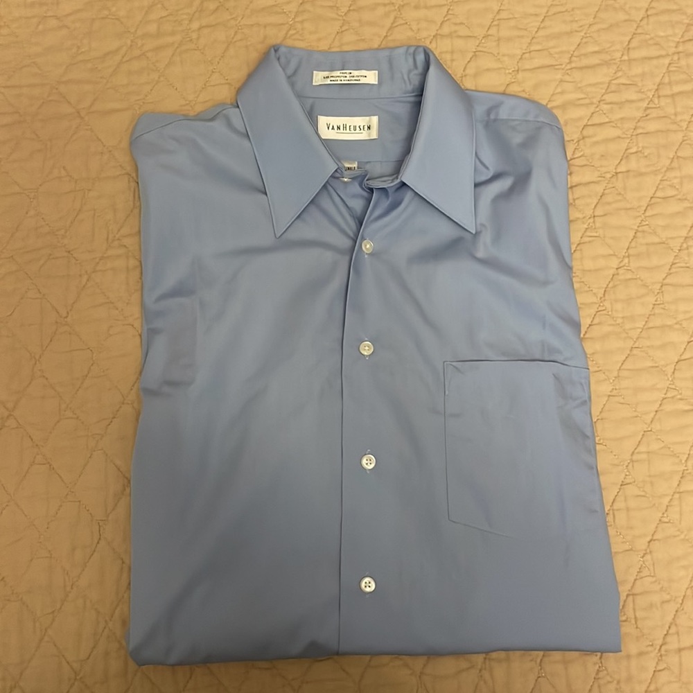 Classic Blue Men’s Button Up
